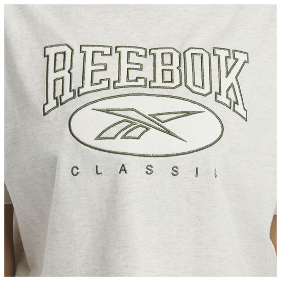 Reebok Γυναικεία κοντομάνικη μπλούζα Classics Archive Essentials Big Logo Crop Tee
